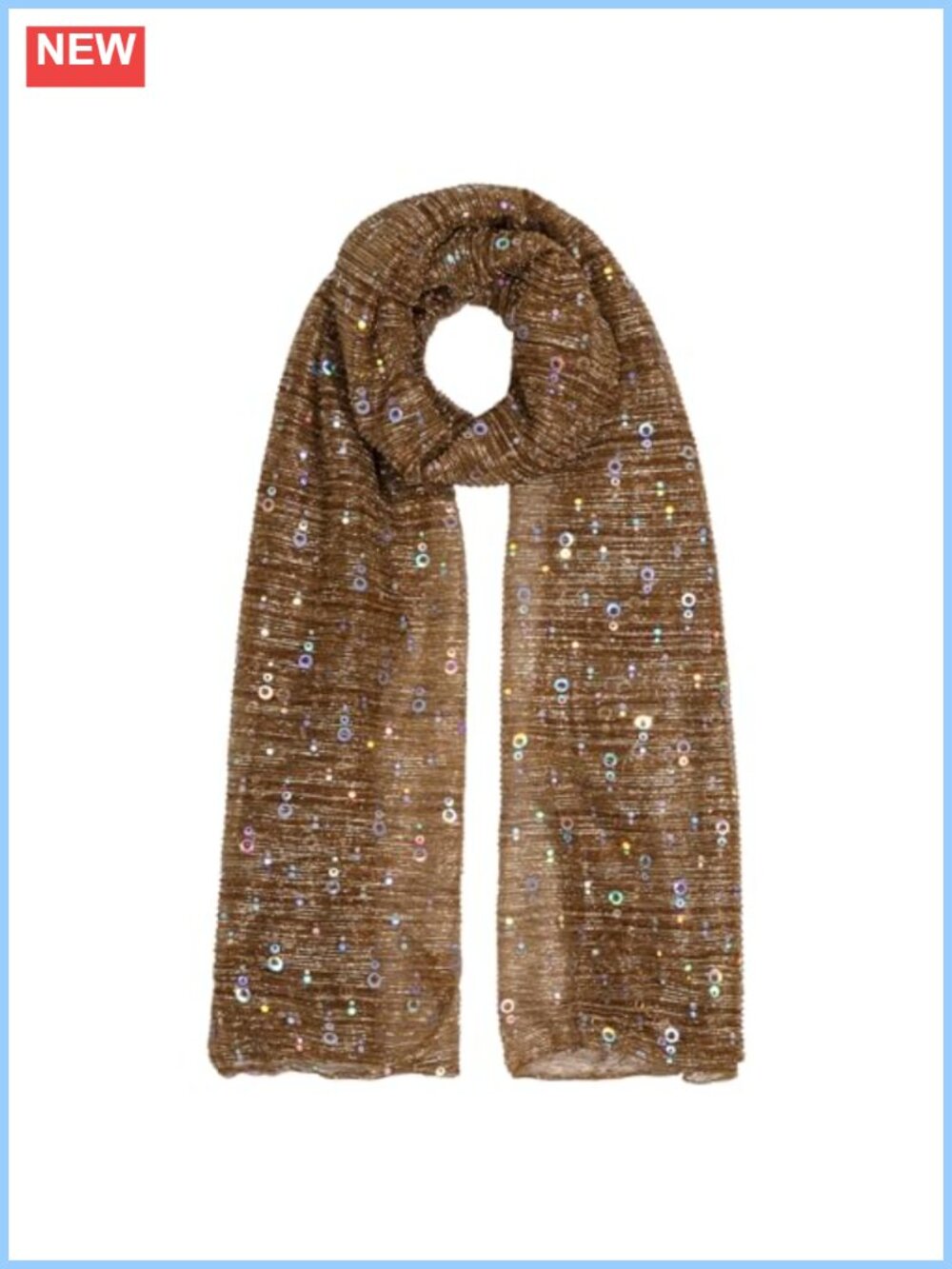Women's Sequin Mesh Scarf Bandana Sheer Glitters Shawl Wrap for Evening Dresses